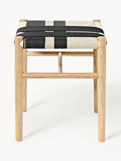 Outlet Taburete de madera de fresno Mani Pufs Y Otomanos|Pufs Y Otomanos