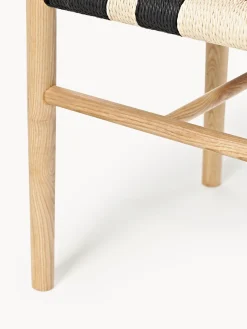 Outlet Taburete de madera de fresno Mani Pufs Y Otomanos|Pufs Y Otomanos