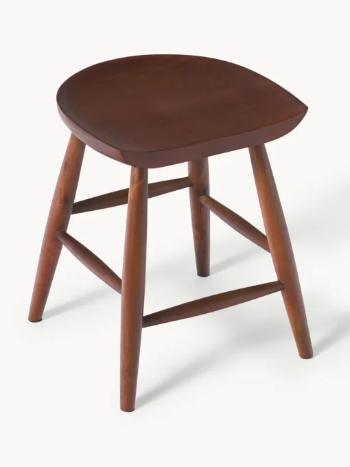 Pufs Y Otomanos|Pufs Y Otomanos>Westwing Collection Taburete de madera de mango Nino Madera de mango lacada en marrón