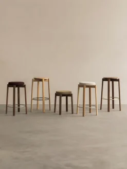 Best Taburete de madera de roble Passage Taburetes Altos|Sillas