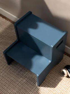 Decoración Infantil|Mesas Y Sillas Infantiles></noscript>Nofred Taburete de madera Graffiti Gris azulado