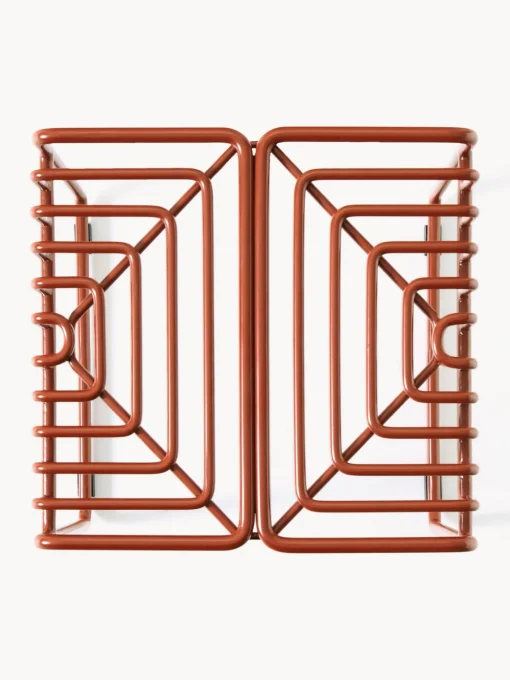 Pufs Y Otomanos|Pufs Y Otomanos>Westwing Collection Taburete de metal Banu Terracota
