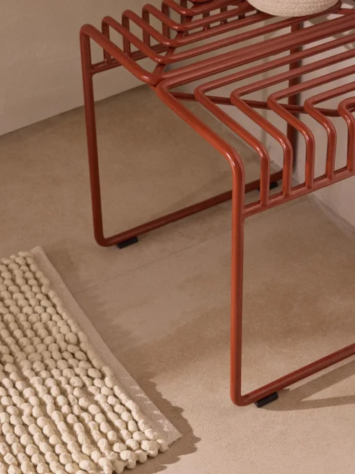 Pufs Y Otomanos|Pufs Y Otomanos>Westwing Collection Taburete de metal Banu Terracota