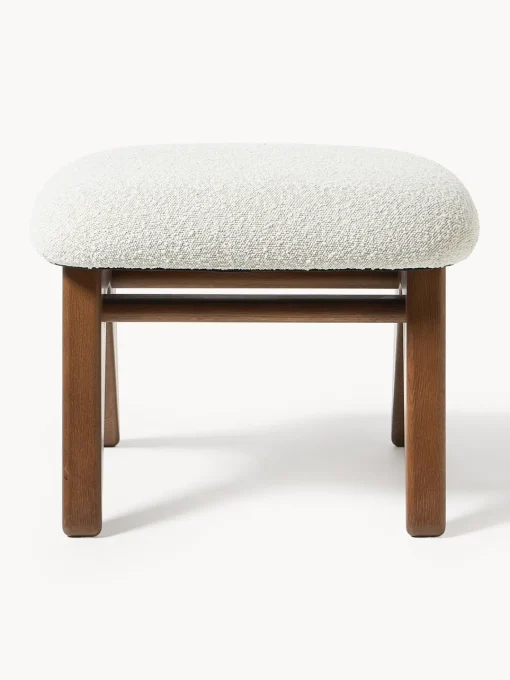 Sillones Pequeños|Sillones>Westwing Collection Taburete en tejido bouclé Shenay