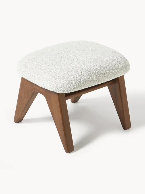 Sillones Pequeños|Sillones>Westwing Collection Taburete en tejido bouclé Shenay