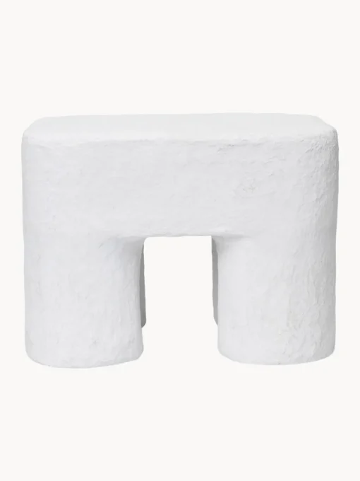 Decoración Infantil|Mesas Y Sillas Infantiles>Ferm Living Kids Taburete infantil artesanal Podo Blanco