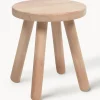 Outlet Taburete infantil de madera de caucho Dilcia Niños Decoración Infantil|Mesas Y Sillas Infantiles