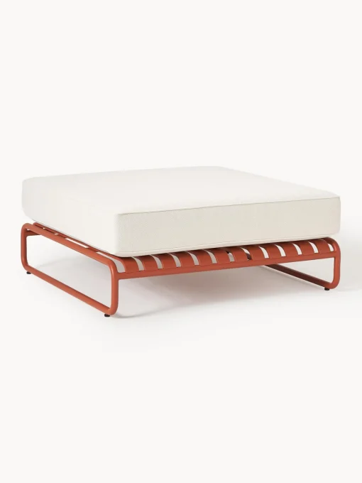 Sofás De Exterior|Sofás De Exterior>Westwing Collection Taburete para exterior Caio Blanco Off White, terracota