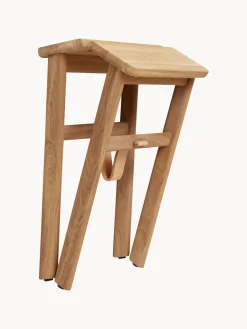 Taburete plegable de madera de roble Angle Pufs Y Otomanos|Pufs Y Otomanos