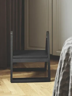 Pufs Y Otomanos|Pufs Y Otomanos>Gejst Taburete plegable de madera de fresno Reech Negro