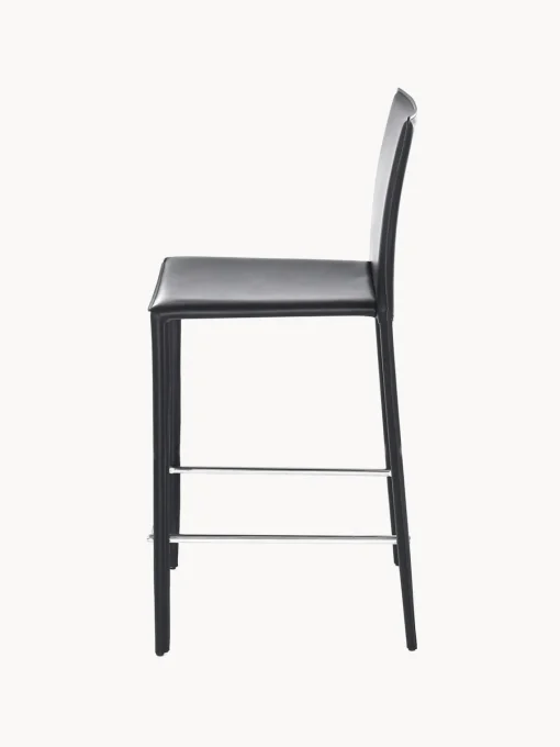 Discount Taburetes altos de cuero Boréalys, 2 uds. Taburetes Altos|Sillas