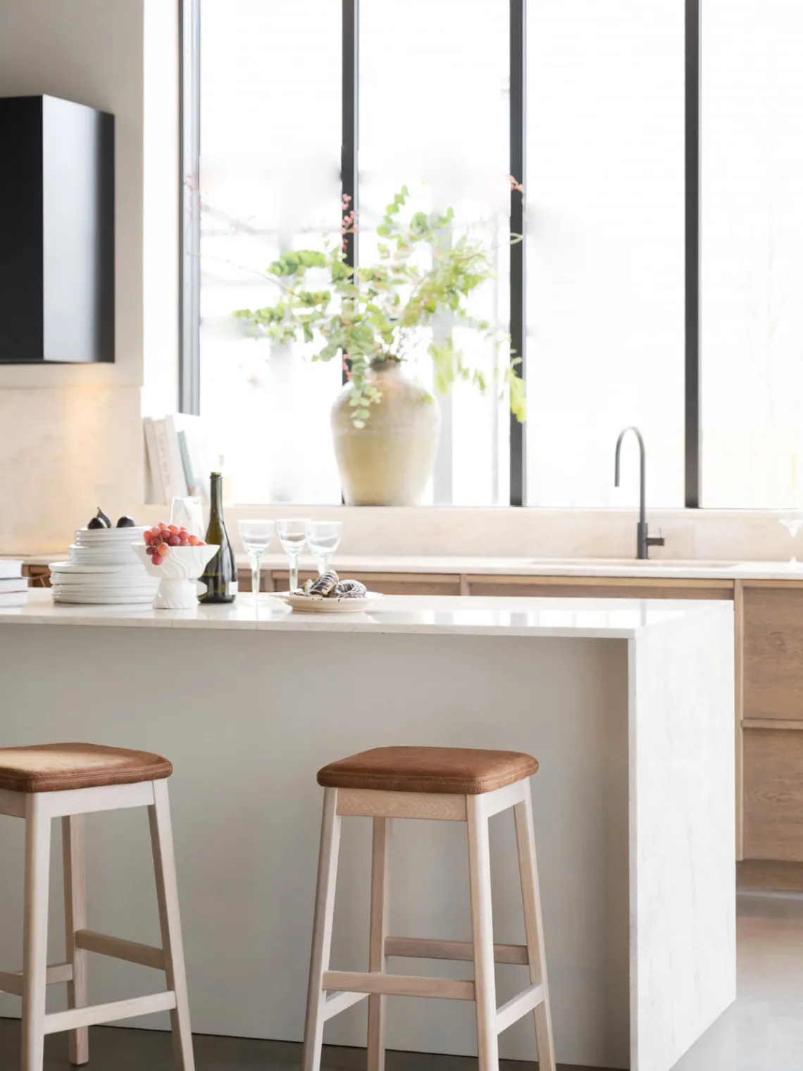 Taburetes Altos|Sillas>Rowico Home Taburetes altos Livermore, 2 uds. Madera de roble, marrón claro