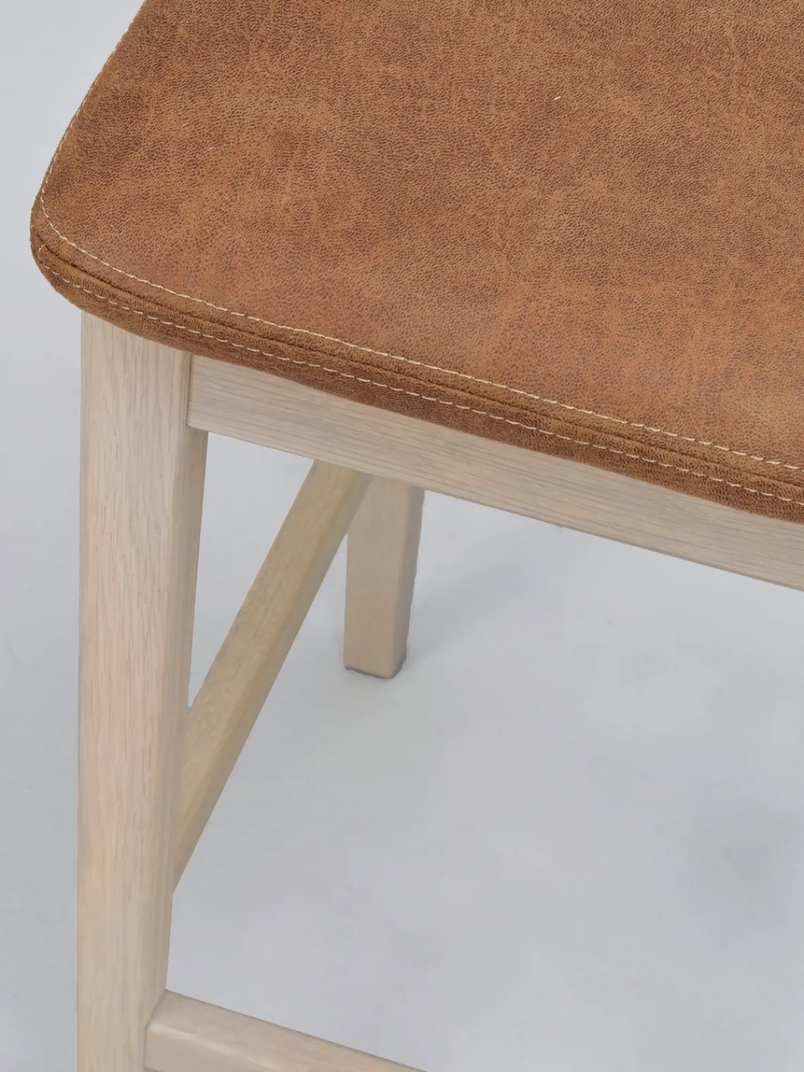 Taburetes Altos|Sillas>Rowico Home Taburetes altos Livermore, 2 uds. Madera de roble, marrón claro