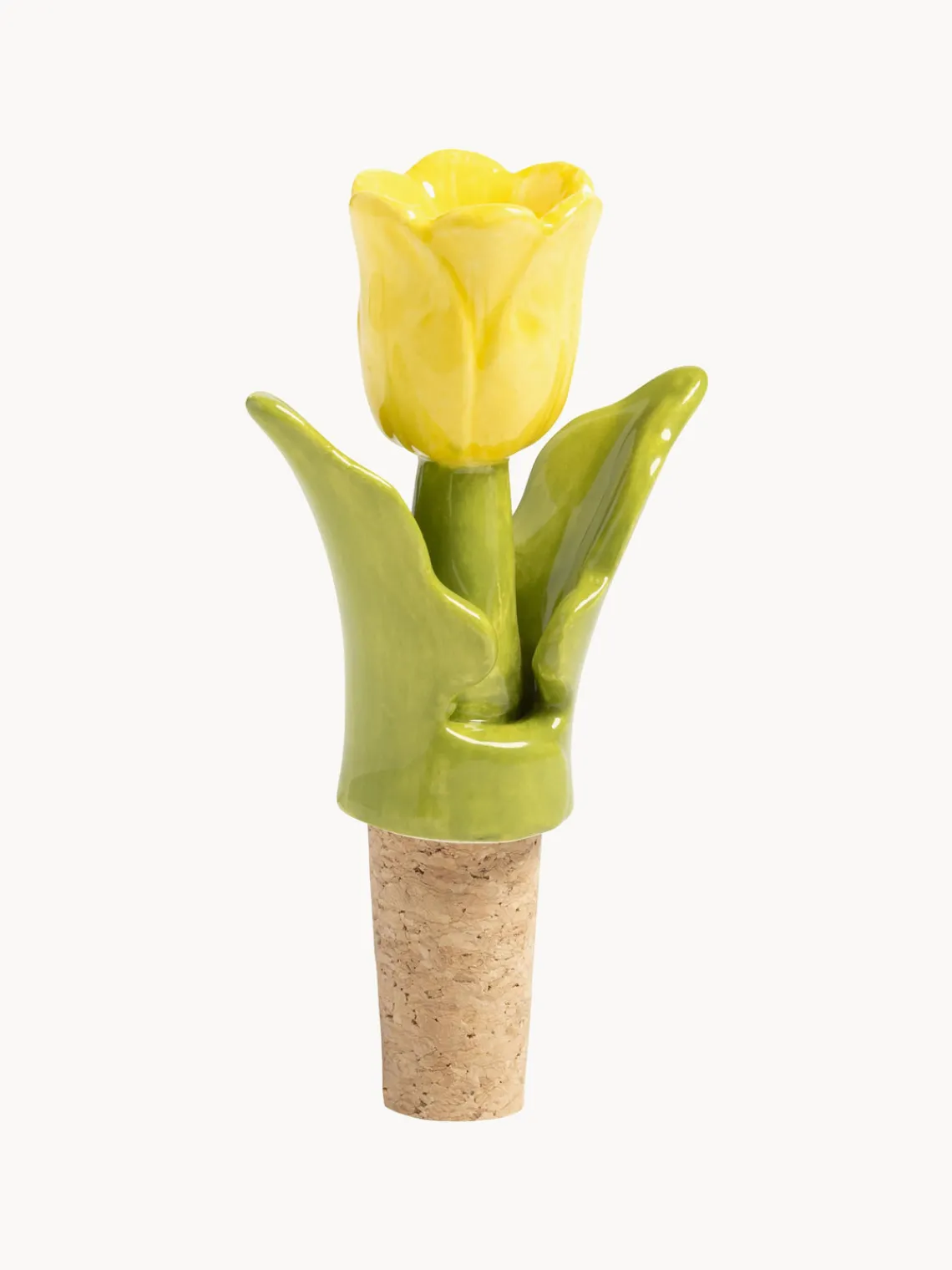 New Tapón de botella pintado a mano Tulip Artículos De Cocina|Utensilios De Cocina