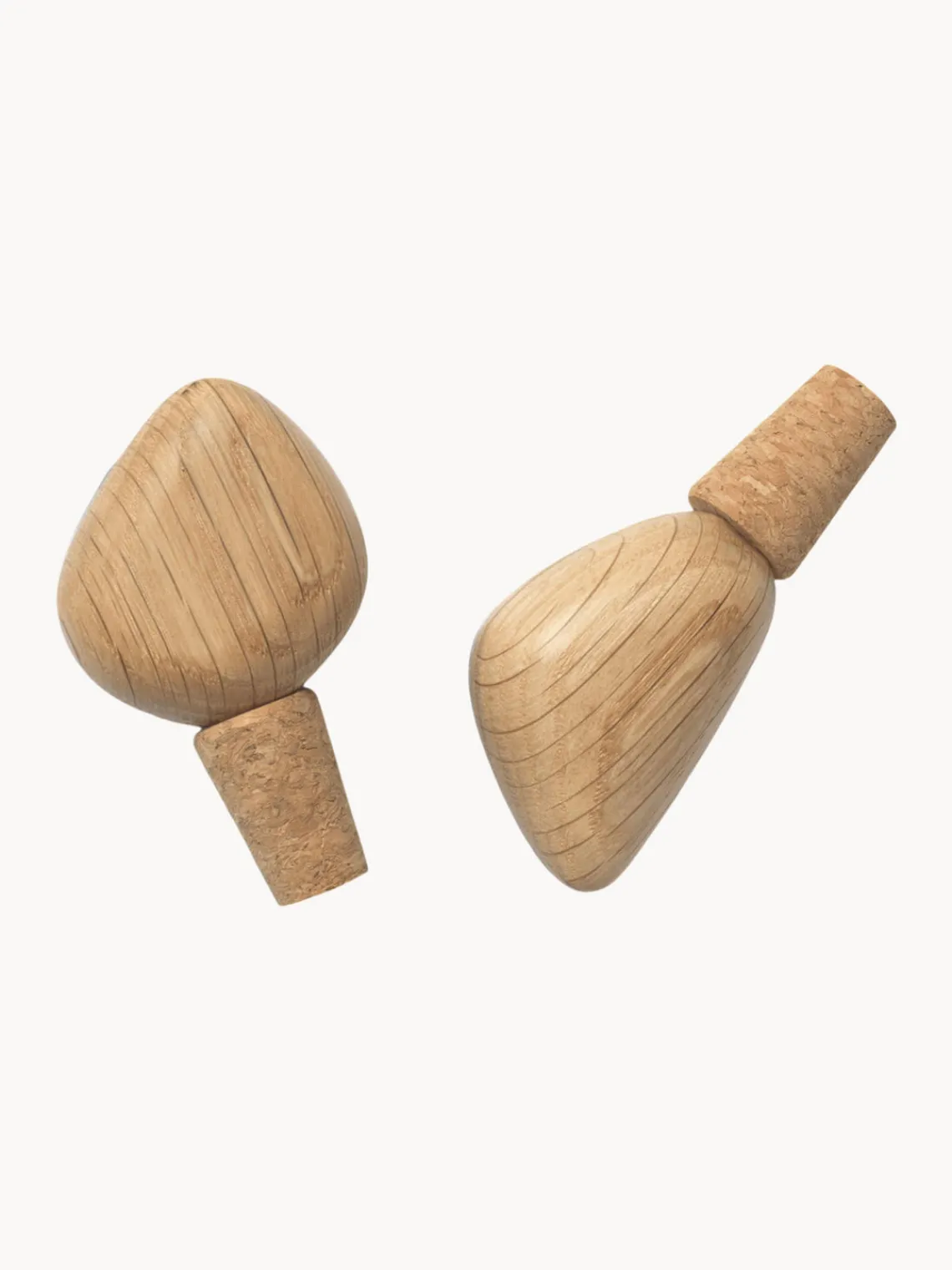 Artículos De Cocina|Utensilios De Cocina>Ferm Living Tapones de vino Oak Cairn, 2 uds. Madera de roble