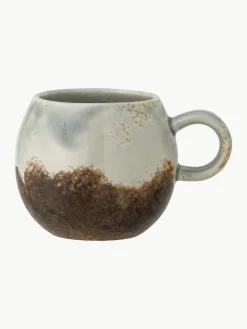 Tazas Y Mugs|Vajillas Completas>Bloomingville Taza artesanal con esmalte Paula Marrón oscuro, tonos grises