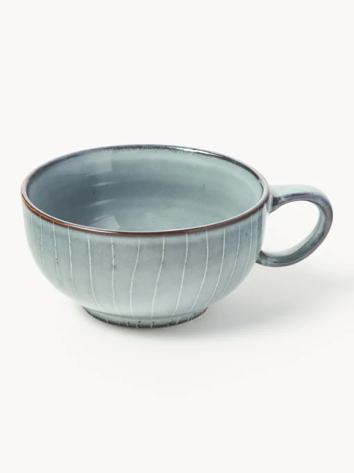 Clearance Taza artesanal con platillo Tazas Y Mugs|Vajillas Completas