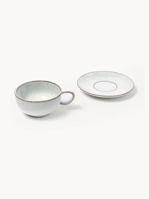 Online Taza artesanal con platito Tazas Y Mugs|Vajillas Completas