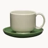 Tazas Y Mugs|Vajillas Completas>Hübsch Taza artesanal con platitos Amare