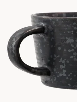 Tazas Y Mugs|Vajillas Completas></noscript>House Doctor Taza con platito Pion Gris antracita jaspeado