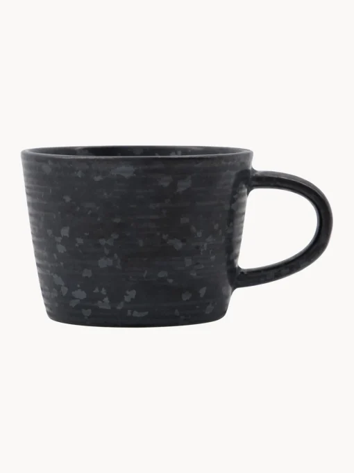 Tazas Y Mugs|Vajillas Completas>House Doctor Taza con platito Pion Gris antracita jaspeado