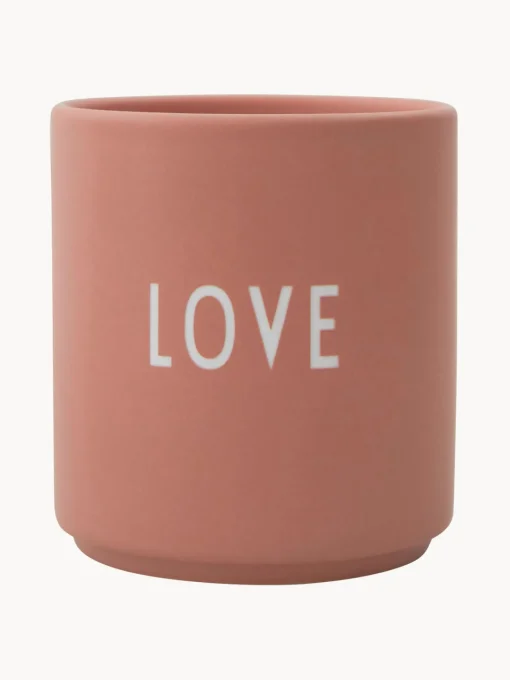 Tazas Y Mugs|Menaje De Mesa>DESIGN LETTERS Taza día de la madre Favourite MOM/LOVE Rojo coral (Mom)