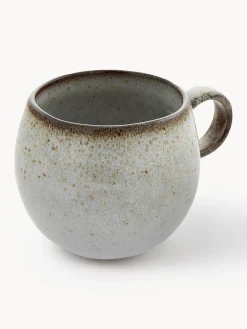 Tazas Y Mugs|Vajillas Completas>Bloomingville Taza de café artesanal Sandrine Greige jaspeado