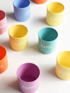 Tazas Y Mugs|Vajillas Completas>DESIGN LETTERS Taza de diseño con letras Favourite HAPPY Verde turquesa (Happy)