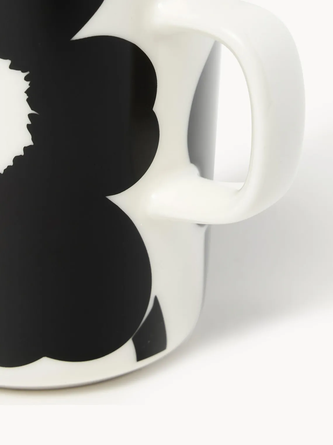 Tazas Y Mugs|Vajillas Completas>Marimekko Taza Unikko Blanco, negro