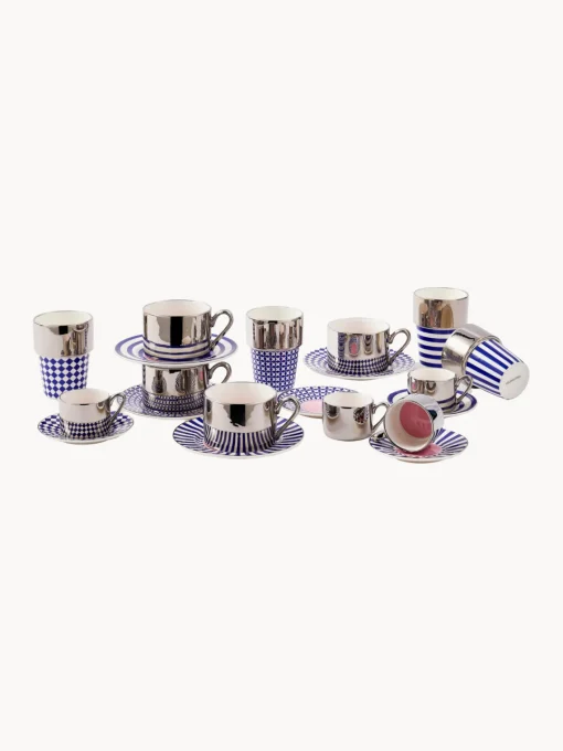Outlet Tazas artesanales Aunty, 4 uds. Tazas Y Mugs|Menaje De Mesa