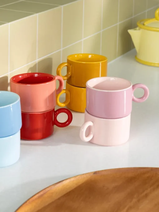 Tazas Y Mugs|Menaje De Mesa>&k Amsterdam Tazas artesanales Chiquito, 2 uds. Tonos rosas