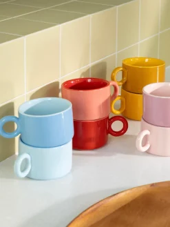 Tazas Y Mugs|Menaje De Mesa></noscript>&k Amsterdam Tazas artesanales Chiquito, 2 uds. Tonos amarillos