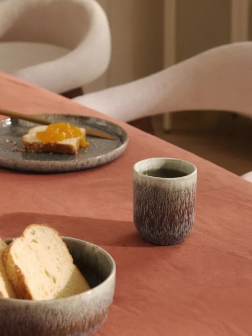 Tazas Y Mugs|Vajillas Completas>Westwing Collection Tazas artesanales con esmalte reactivo Danza, 4 uds. Tonos de marrón, beige, con gradiente de color