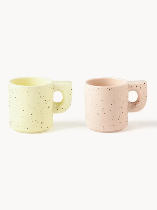 Discount Tazas artesanales de porcelana Aiko, 2 uds. Tazas Y Mugs|Vajillas Completas