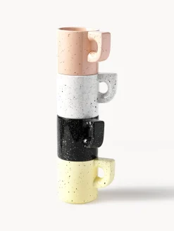 Tazas Y Mugs|Menaje De Mesa></noscript>Westwing Collection Tazas artesanales de porcelana Aiko, 2 uds. Negro, blanco