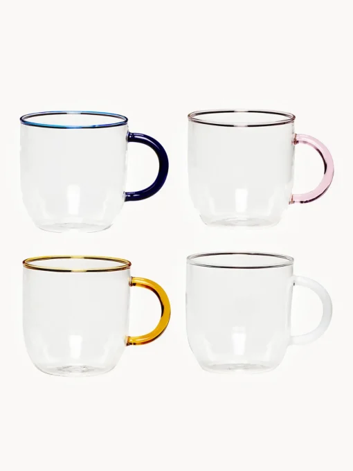 New Tazas artesanales Kiosk, 4 uds. Tazas Y Mugs|Vajillas Completas