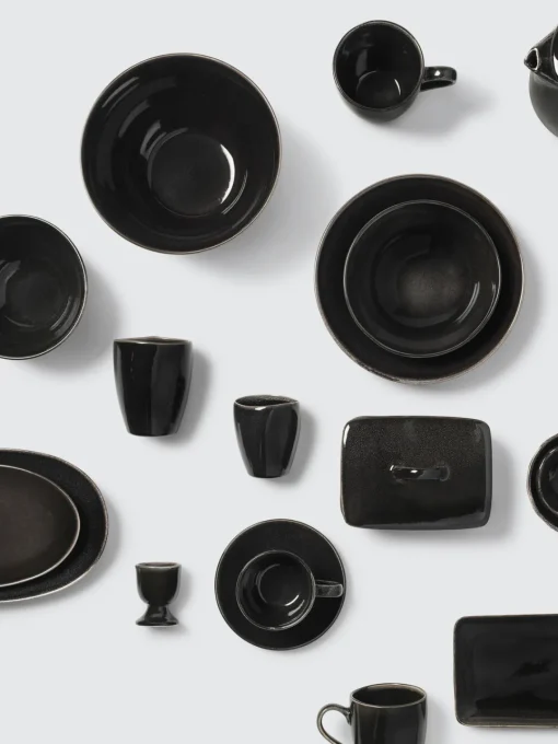 Tazas Y Mugs|Vajillas Completas>Broste Copenhagen Tazas artesanales , 6 uds. Nordic Coal