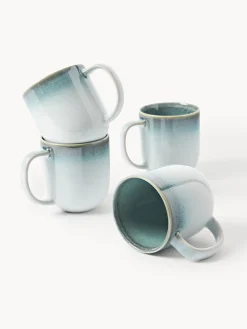 Tazas con esmalte reactivo Havana, 4 uds. Tazas Y Mugs|Vajillas Completas