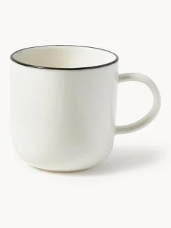 Outlet Tazas con platitos de porcelana Facile, 2 uds. Tazas Y Mugs|Vajillas Completas