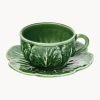 Online Tazas con platitos pintadas a mano Cabbage, 4 uds. Tazas Y Mugs|Vajillas Completas