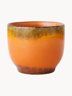 Tazas de café artesanales de cerámica 70's, 4 uds. Tazas Y Mugs|Vajillas Completas
