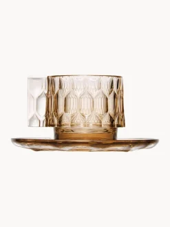 Discount Tazas de café con platitos con relieves Jellies, 4 uds. Tazas Y Mugs|Vajillas Completas