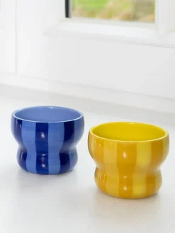 Tazas De Espresso|Vajillas Completas></noscript>&k Amsterdam Tazas de café espresso artesanales Circus, 2 uds. Azul, azul oscuro