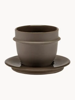 Tazas De Espresso|Vajillas Completas></noscript>SERAX Tazas de café espresso de porcelana Dune, 2 uds. Marrón