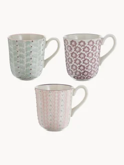 Tazas Y Mugs|Vajillas Completas>Bloomingville Tazas de café Maya, 3 uds.