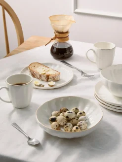 Tazas Y Mugs|Vajillas Completas></noscript>Westwing Collection Tazas de porcelana con relieves Sali, 2 uds.