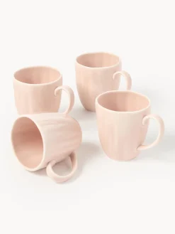 Best Tazas de porcelana con relieves Sali, 4 uds. Tazas Y Mugs|Vajillas Completas