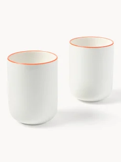 New Tazas de porcelana Facile, 2 uds. Tazas Y Mugs|Vajillas Completas