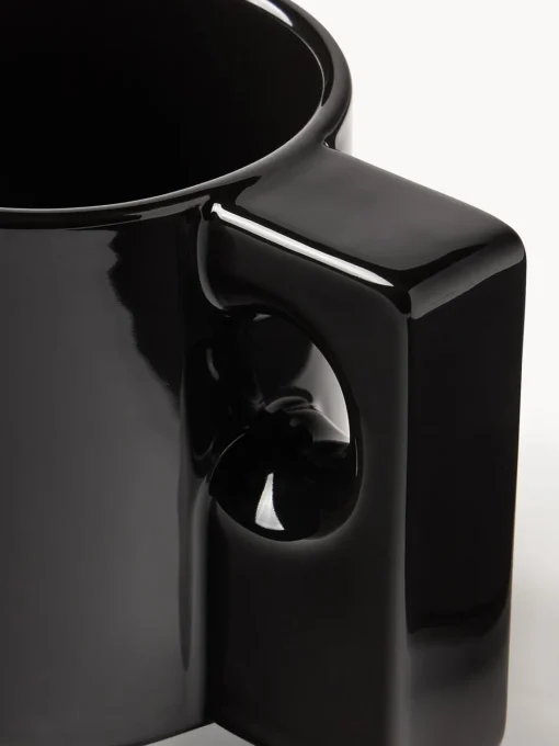 Tazas Y Mugs|Vajillas Completas>Westwing Collection Tazas de porcelana Keira, 2 uds. Negro