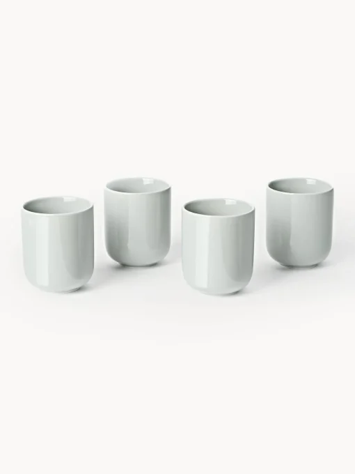 New Tazas de porcelana Nessa, 4 uds. Tazas Y Mugs|Vajillas Completas